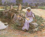 Theodore Robinson La debacle oil painting